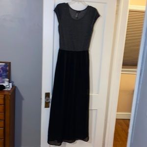 Black and grey dress